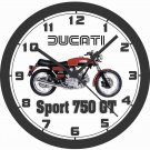 1973 DUCATI SPORT 750 GT MOTORCYCLE WALL CLOCK-NEW!