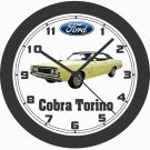 1969 FORD COBRA TORINO BIG 10,14,17 INCH WALL CLOCK-FREE USA SHIP