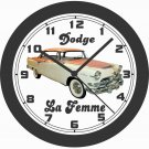 1955 DODGE LA FEMME  WALL CLOCK-FREE USA SHIP
