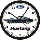 1965-1966 FORD MUSTANG FASTBACK WALL CLOCK-FREE US SHIP!