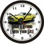 DRIVE A HYBRID I NEED YOUR GAS WALL CLOCK--FREE USA SHIP!-Choose 1 of 7