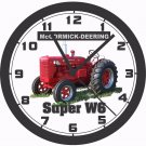 McCORMICK-DEERING SUPER W6 TRACTOR WALL CLOCK-NEW!, JOHN DEERE, FARMALL
