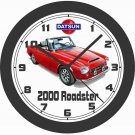 DATSUN 2000 ROADSTER 10 INCH, 14 INCH OR 17 INCH WALL CLOCK-FREE US SHIP, NISSAN
