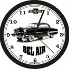 1954 CHEVROLET BEL AIR WALL CLOCK-FREE USA SHIPPING