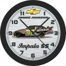 2008 Chevrolet #48 Impala SS Stock Car Driven By Jimmie Johnson Wall Clock