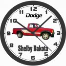 1989 DODGE SHELBY DAKOTA PICKUP TRUCK WALL CLOCK-FORD, CHEVROLET
