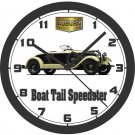 1928 AUBURN BOAT TAIL SPEEDSTER WALL CLOCK-CORD, CADILLAC, FORD, CHEVROLET