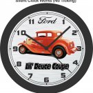 Ford Lil' Deuce Coupe Wall Clock-Chevrolet, Dodge, Plymouth