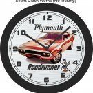 1971 Plymouth Roadrunner Wall Clock-Free US Ship