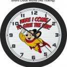 Mighty Mouse "Here I Come To Save The Day" Wall Clock-Free US Ship!