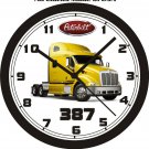 PETERBILT 387 SEMI-TRUCK WALL CLOCK-FREE USA SHIP!