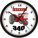 1958 FARMALL 340 TRACTOR WALL CLOCK-FREE USA SHIP