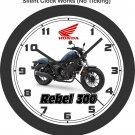 2020 Honda Rebel 300 Motorcycle Wall Clock-Free US Ship