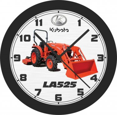Kubota LA525 Tractor Wall Clock-Free US Ship