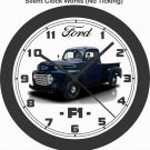 1950 FORD F1 PICKUP TRUCK WALL CLOCK-NEW!-CHEVROLET, F-150, F-250, DODGE