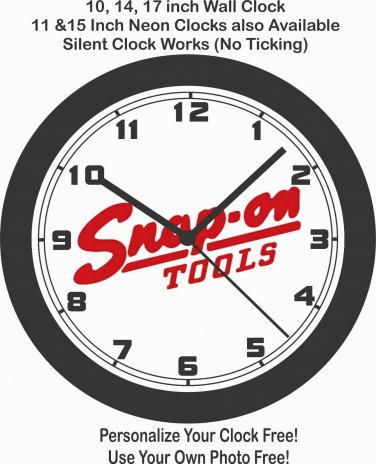 SNAP-ON TOOLS WALL CLOCK-FREE USA SHIP-Craftsman, Mac Tools