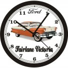 1956 FORD FAIRLANE VICTORIA WALL CLOCK-FREE USA SHIP