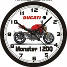 2014 DUCATI MONSTER 1200 MOTORCYCLE WALL CLOCK-FREE USA SHIP