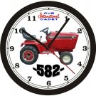 INTERNATIONAL CUB CADET 582 WALL CLOCK-FREE USA SHIP!