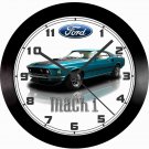 1969 FORD MUSTANG MACH 1 WALL CLOCK-FREE USA SHIP-CAMARO, CHALLENGER, CORVETTE