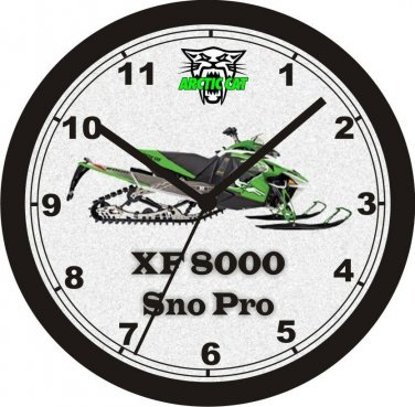 2014 Arctic Cat XF 8000 Sno Pro Wall Clock-Free USA Ship, Polaris, Can Am