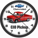 1965 CHEVROLET C10 PICKUP TRUCK WALL CLOCK-FREE USA SHIP-Choose 1 of 2