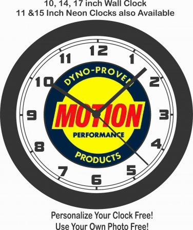 MOTION PERFORMANCE DYNO-PROVEN WALL CLOCK-FREE USA SHIP-Chevrolet-Ford-Dodge