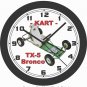 KART BRAND TX-5 BRONCO GO CART WALL CLOCK-FREE USA SHIP
