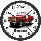1966 FORD BRONCO WALL CLOCK-NEW!, FREE USA SHIP
