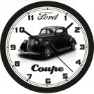 1936 FORD COUPE WALL CLOCK-FREE USA SHIP!