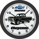 1972 Chevrolet Cheyenne (Black) Pickup Wall Clock-Free US Ship-F100, Silverado