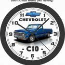 1972 CHEVROLET C10 PICKUP TRUCK WALL CLOCK-SILVERADO, F150, F100, FORD, DODGE