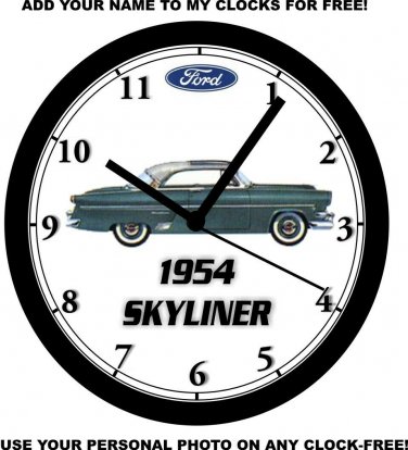 1954 FORD SKYLINER WALL CLOCK-Free USA Ship