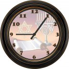 Jewish Theme Extra Large 20 Inch Wall Clock-Choose 1 of 10 Distinct Designs!