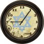Jewish Theme Extra Large 20 Inch Wall Clock-Choose 1 of 10 Distinct Designs!