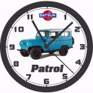 1969 DATSUN PATROL WALL CLOCK-FREE USA SHIP