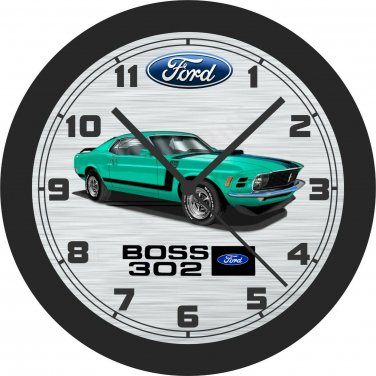 1970 Ford Mustang Boss 302 Wall Clock-Free US Ship