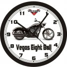 2014 VICTORY VEGAS EIGHT BALL WALL CLOCK