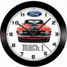 1970 FORD MUSTANG MACH 1 WALL CLOCK-FREE USA SHIP!, Camaro, Chevelle, Challenger