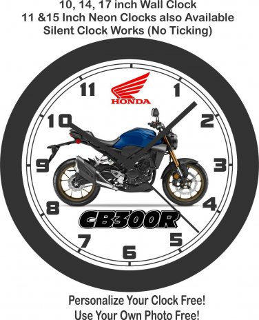 2020 Honda CB300R Motorcycle Wall Clock-Free US Ship, Yamaha, Kawasaki, Suzuki