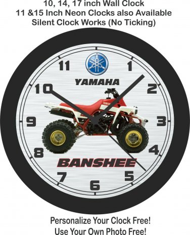 1987 Yamaha 350 Banshee ATV Wall Clock-Free US Ship