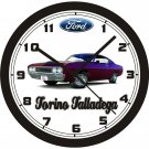 1969 FORD TORINO TALLADEGA WALL CLOCK-FREE USA SHIP!