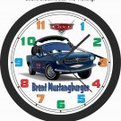 CARS THE MOVIE "BRENT MUSTANGBURGER" Mustang WALL CLOCK-Add Child's Name Free!