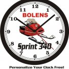 BOLENS SNOWMOBILE WALL CLOCK-Choose 1 of 6, Arctic Cat, Can Am, Polaris