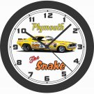 PLYMOUTH CUDA DON PRUDHOMME "THE SNAKE" WALL CLOCK-FREE USA SHIP