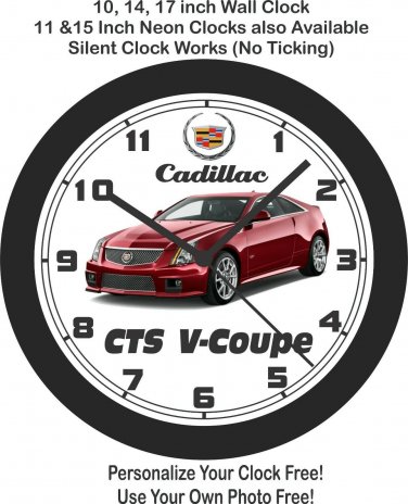 Cadillac CTS V-Coupe Wall Clock-Free US Ship