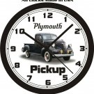 1941 PLYMOUTH PICKUP TRUCK WALL CLOCK-FREE USA SHIP!