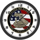 U.S.A. NAVY DONT TREAD ON ME WALL CLOCK, ARMY, MARINES