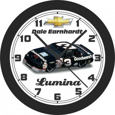 1981 Chevrolet Lumina #3 Stock Car Driven By Dale Earnhardt Wall Clock