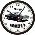 1967 DODGE CORONET R/T WALL CLOCK-FREE USA SHIP!